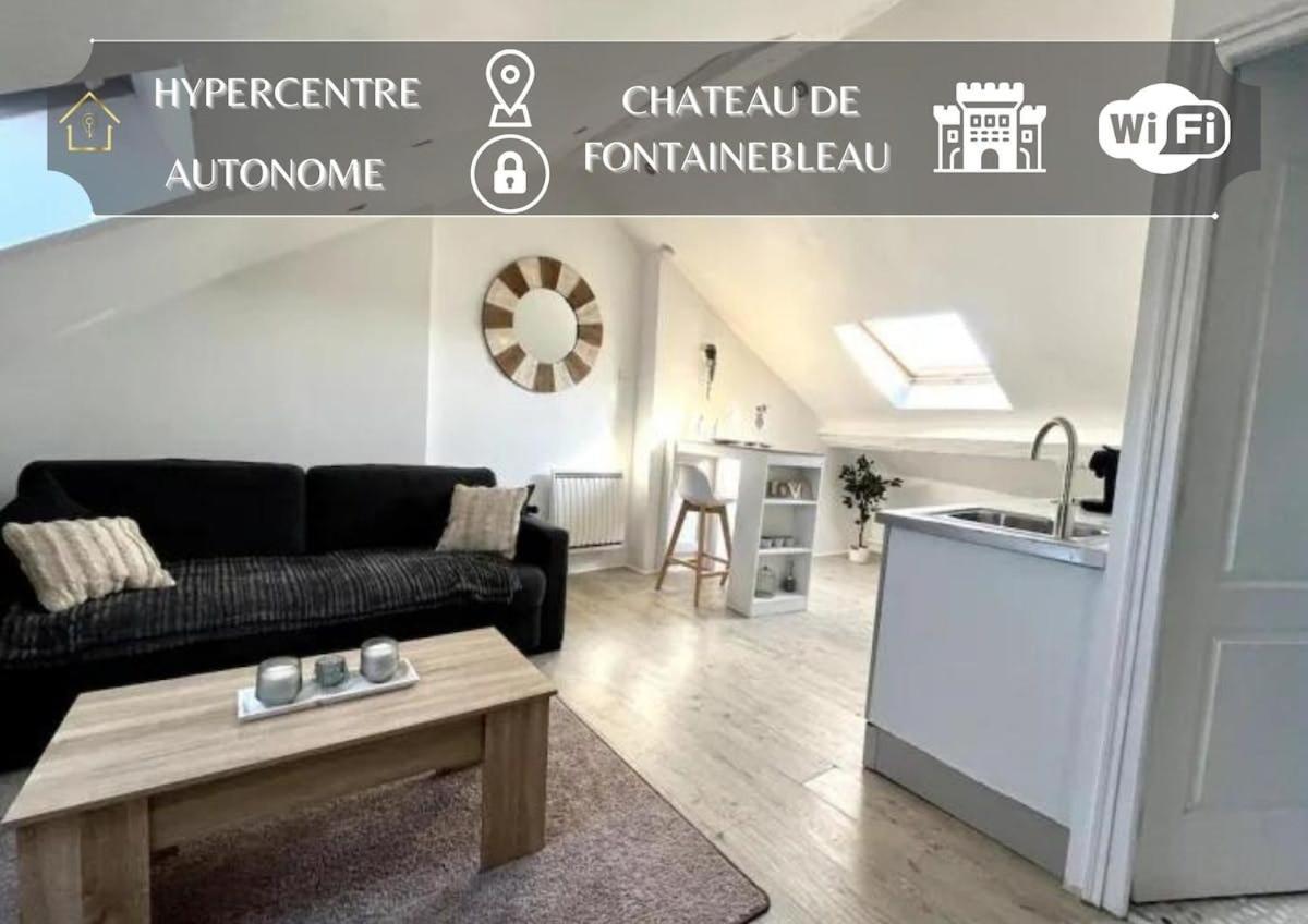 The Little French Studio - Fontainebleau Apartment Bagian luar foto